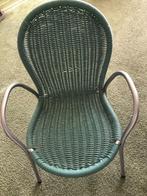 stoel mintgroen plastic 4x, Huis en Inrichting, Stoelen, Ophalen, Overige kleuren, Zo goed als nieuw, Vier