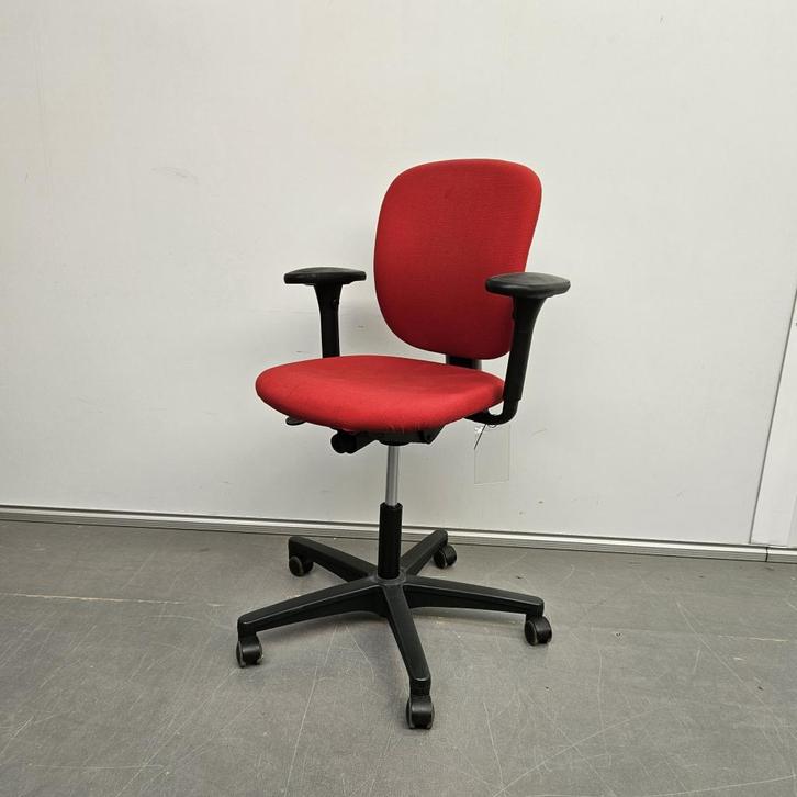 Ahrend 262 bureaustoel - rode stof, Huis en Inrichting, Bureaustoelen, Gebruikt