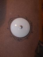 Antieke Plafondlamp, Huis en Inrichting, Lampen | Plafondlampen, Ophalen, Gebruikt, Glas, Antiek
