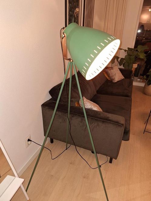 groene lamp vloerlamp, Huis en Inrichting, Lampen | Vloerlampen, Zo goed als nieuw, Ophalen