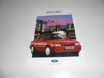 brochure Ford Escort GT  1990, Ophalen of Verzenden, Nieuw, Ford