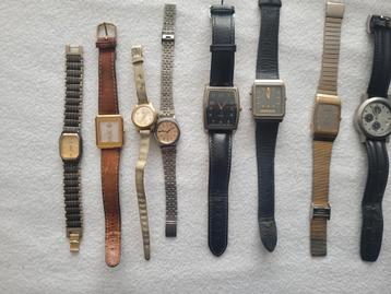 Véél ( antieke) horloge s beschikbaar voor biedingen