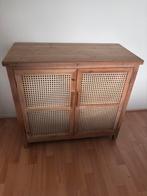 Webbing kast Bandung - naturel - 72x80.5x39 cm, Ophalen, Zo goed als nieuw