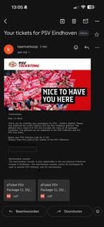 PSV FANstore giftcard €120 – Geldig in FANstore & City Store, Tickets en Kaartjes, Seizoenskaart, Eén persoon