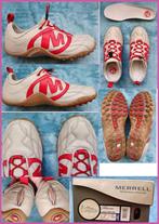 MERRELL beige-rode leren wandelschoenen/instappers maat 41, Overige kleuren, Nieuw, Ophalen of Verzenden, Merrell