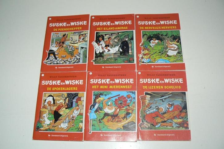 6 Suske en Wiske mini-albums van Albert Heijn uit 2003, Boeken, Stripboeken, Meerdere stripboeken, Ophalen of Verzenden