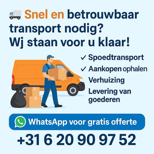 Voordelig verhuisbedrijf - Verhuizen – Verhuizers Amsterdam, Huis en Inrichting, Complete inboedels, Ophalen of Verzenden