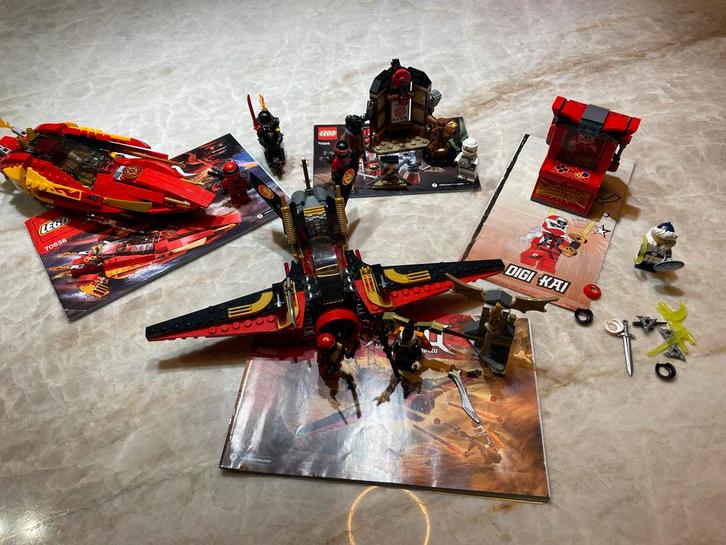 Lego Ninjago Sets 70638, 70650, 70606 + Digi Kai, Kinderen en Baby's, Speelgoed | Duplo en Lego, Zo goed als nieuw, Lego, Complete set