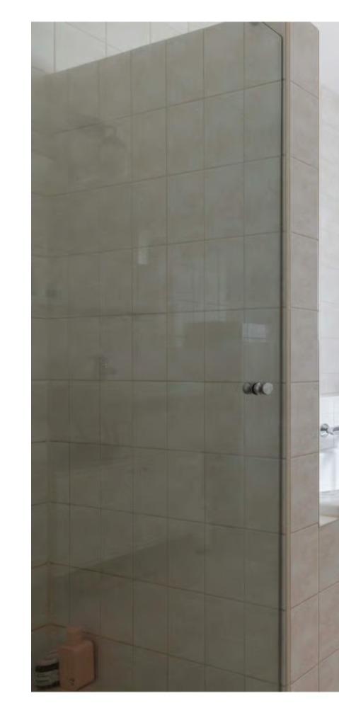 Glazen douchedeur, Doe-het-zelf en Verbouw, Sanitair, Zo goed als nieuw, Douche, Glas, Ophalen