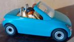 Playmobil auto en 2 Playmobil poppetjes., Ophalen of Verzenden, Zo goed als nieuw