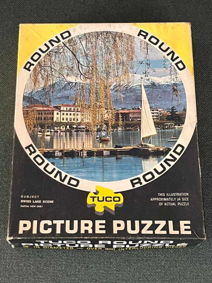 Klassieke ronde puzzel | Tuco | 300+ | Zwitserland, Hobby en Vrije tijd, Denksport en Puzzels, Gebruikt, Minder dan 500 stukjes