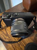 Canon EOS M100 + 15-45mm lens - Zo goed als nieuw!, Audio, Tv en Foto, Fotocamera's Digitaal, Canon, Compact, Ophalen of Verzenden