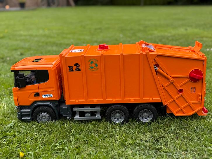BRUDER Scania Vuilniswagen 1:16 - Speelgoed Vrachtwagen, Kinderen en Baby's, Speelgoed | Speelgoedvoertuigen, Gebruikt, Ophalen of Verzenden
