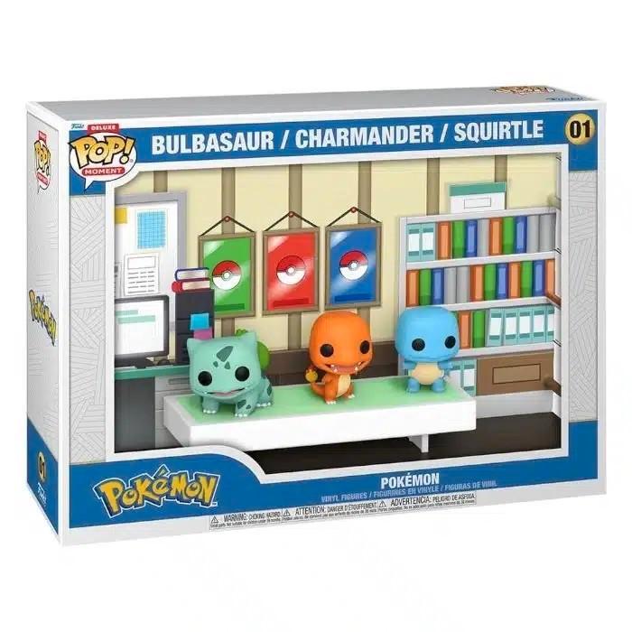 Funko Pop! Moments Deluxe Pokemon Starters Diorama 01, Hobby en Vrije tijd, Verzamelkaartspellen | Pokémon, Nieuw, Overige typen