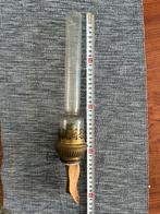 Olielamp brander met glas, Ophalen of Verzenden