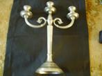 kandelaar rvs artdeco antiek woonkamer diner sfeer decorati, Ophalen of Verzenden, Overige materialen