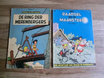 2 stripboeken uit de reeks van Johan en Pirrewiet  beschikbaar voor biedingen