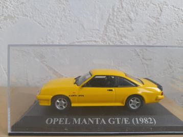 Opel Manta B Gt/e Geel 1982 Ixo Altaya 1:43 (incl ovp) beschikbaar voor biedingen