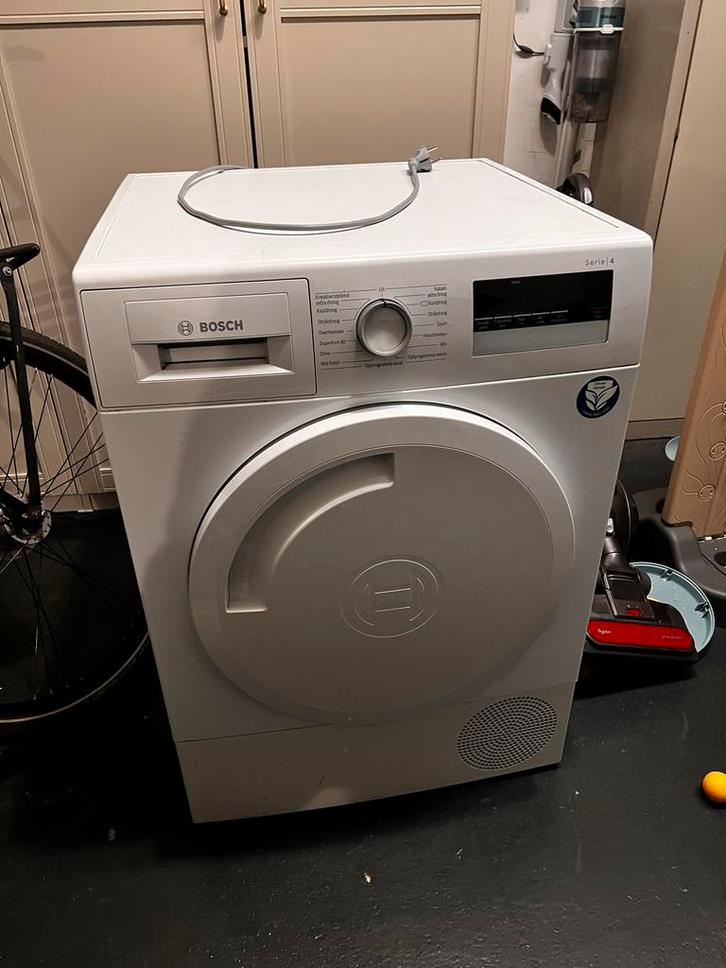 Bosch Serie 4 Droger, Witgoed en Apparatuur, Wasdrogers, Gebruikt, Condens, Voorlader, 6 tot 8 kg, 85 tot 90 cm, Anti-kreukfase