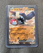 Pokemon kaart Great Tusk ex 123/198, Ophalen of Verzenden, Nieuw, Losse kaart, Foil