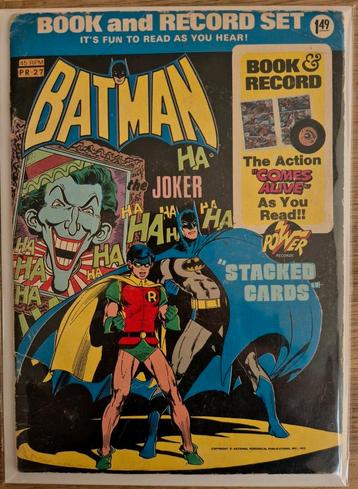 Batman Book and Record Set (1975) complete beschikbaar voor biedingen