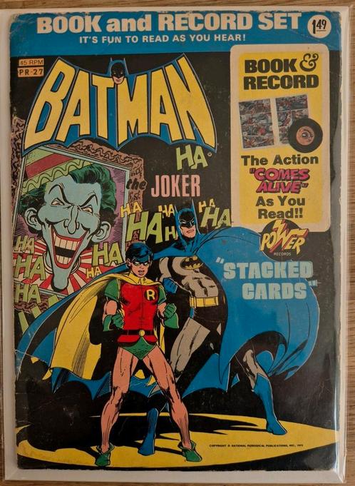 Batman Book and Record Set (1975) complete, Boeken, Strips | Comics, Zo goed als nieuw, Eén comic, Amerika, Ophalen of Verzenden