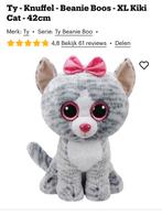 TY Beanie Boos Kiki Kat - Nieuw met kaartje!, Ophalen of Verzenden, Nieuw, Poes