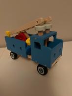 Houten HEMA Truck met Constructie Speelgoed, Kinderen en Baby's, Speelgoed | Houten speelgoed, Ophalen of Verzenden, Zo goed als nieuw