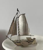 Zilveren miniatuur Botter Zilver Bootje. Boot, Antiek en Kunst, Ophalen of Verzenden, Zilver