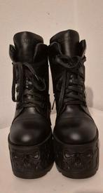 Killstar skull schoenen, Kleding | Dames, Zwart, Lage of Enkellaarzen, Nieuw, Ophalen of Verzenden