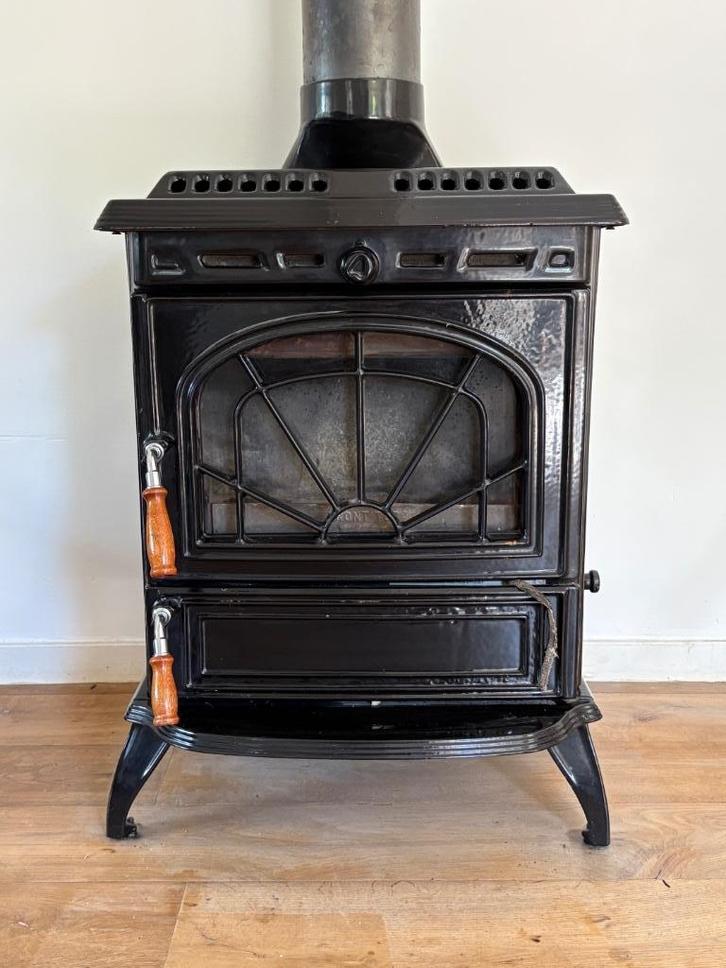 Stanley Erin Boiler Stove - 3.5 kW ruimte - Ideaal in NL, Huis en Inrichting, Kachels, Gebruikt, Vrijstaand, Houtkachel, Hout