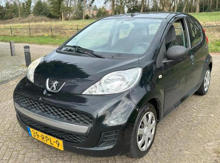 PEUGEOT 107 5 deurs LPG AIRCO GOEDKOOP!, Auto's, Peugeot, Particulier, Airconditioning, LPG, Zwart, Ophalen