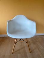 Witte eetkamerstoel, Huis en Inrichting, Stoelen, Ophalen, Kunststof, Gebruikt, Wit