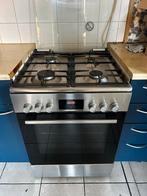 Gasfornuis met elektrische oven, Witgoed en Apparatuur, Gebruikt, Hete lucht, Oven met grill, Vrijstaand