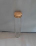 Hat Pin Jar Facet Glas Antiek, Ophalen of Verzenden