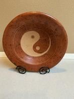 Grote Indische Schaal met Yin Yang Symbool, Ophalen, Zo goed als nieuw, Rond, Schaal