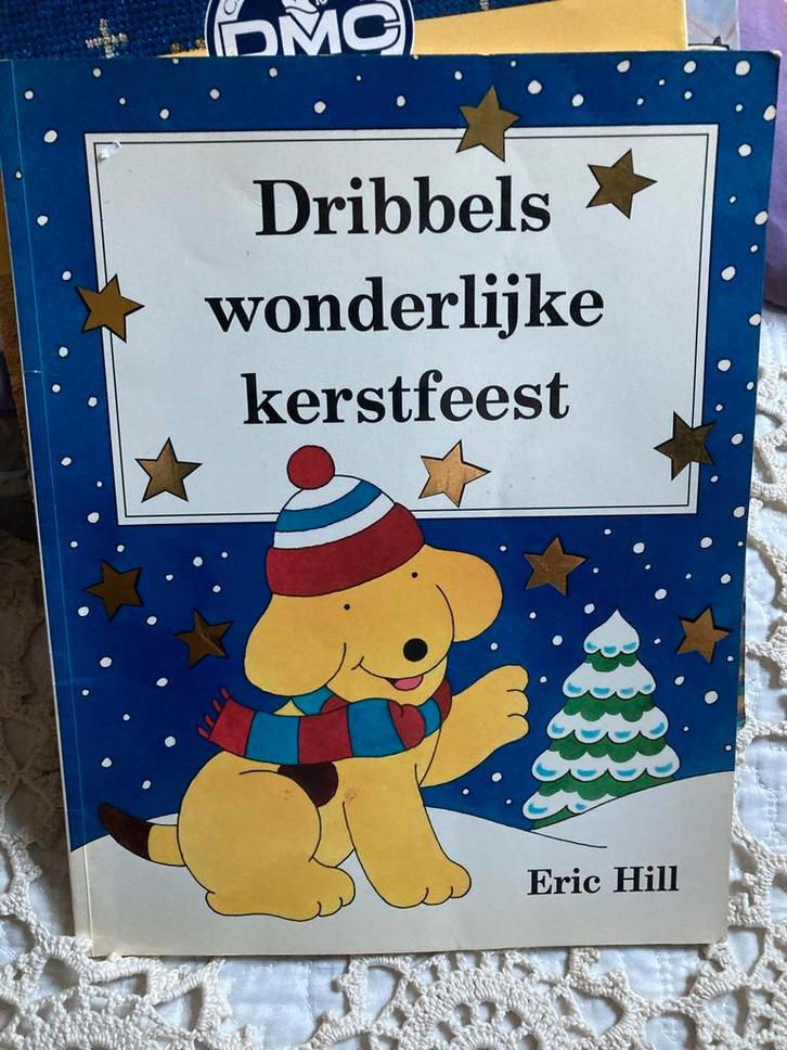 Dribbels Wonderlijke Kerstfeest - Eric Hill, Diversen, Kerst, Zo goed als nieuw, Ophalen of Verzenden