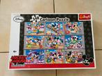 9 disney puzzels cartoon mickey mouse zgan, Ophalen of Verzenden, 10 tot 50 stukjes, Zo goed als nieuw