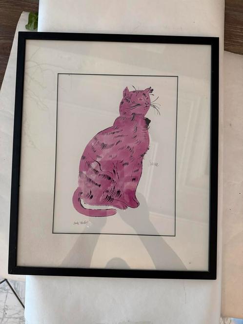Andy Warhol 'Sam' after, Ingelijst, Antiek en Kunst, Kunst | Litho's en Zeefdrukken, Ophalen of Verzenden