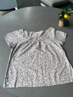 Grijs/wit/roze/groen gebloemd Jackpot blousje, mt 40 = 44, Overige kleuren, Verzenden, Maat 42/44 (L), Jackpot