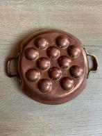 Spring Zwitserland koperen escargots pan vintage, Ophalen of Verzenden, Gebruikt, Overige materialen, Koekenpan of Braadpan