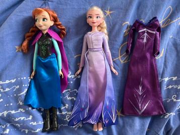 Disney Frozen 2 set Elsa & Anna poppen Hasbro barbiepoppen beschikbaar voor biedingen