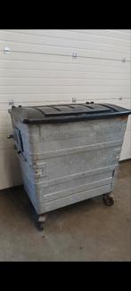 Metalen rolcontainer,  vuilcontainer, Ophalen, Gebruikt, 100 cm of meer, 60 cm of meer