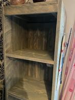 Open steigerhout kast, Ophalen, Met plank(en), Zo goed als nieuw, Minder dan 150 cm