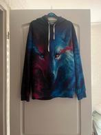 Wolven trui blauw/paars, Kleding | Heren, Truien en Vesten, Ophalen of Verzenden, Zo goed als nieuw, Maat 48/50 (M), Blauw