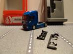367 herpa 309158 iveco stralis xp 2-as trekker blauw 1:87, Ophalen of Verzenden, Nieuw, Bus of Vrachtwagen, Herpa