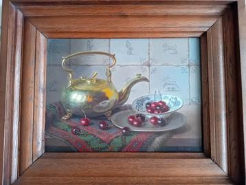 Ed Moleveld - Olieverf op doek in eiken lijst beschikbaar voor biedingen