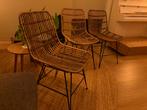 Rieten stoelen 3 stuks, Huis en Inrichting, Stoelen, Ophalen, Twee, Overige kleuren, Riet of Rotan