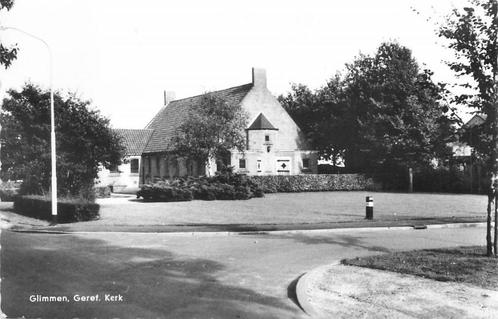 (378-383-033) Glimmen Geref Kerk, Verzamelen, Ansichtkaarten | Nederland, Groningen, Ophalen of Verzenden