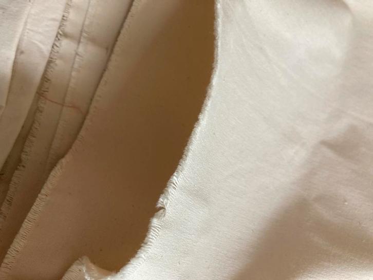 Schilderslinnen - Grote lap + kleinere stukken, Hobby en Vrije tijd, Stoffen en Lappen, Gebruikt, Linnen, 120 cm of meer, 200 cm of meer